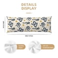 thumbnail image 3 of Lsque Snake Body Pillow Case Cover,Ultra-Soft Microfiber Bed Pillow Cases 20x54 inches,Elegant Bedding,Breathable Durable Pillow Cover with Envelope Closure, 3 of 8