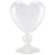 thumbnail image 1 of Macetas de Cristal JarróN de CorazóN Florero de Pie para DecoracióN del Hogar Florero de Escritorio DecoracióN del Banquete de Boda, 1 of 7