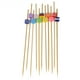 thumbnail image 3 of FELTECHELECTR 100 palillos desechables hechos a mano para cócteles, palillos creativos de bambú para aperitivos, palillos de madera para frutas, decoración de cuentas, suministros para fiestas., 3 of 6
