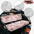 thumbnail image 4 of Yuyamidu Pink Camo Hunting UTV Seat Cover Non-Slip Ranger Seat Covers Bench Four Wheeler Accessories Fit for Mule 3010 4x4 2008 2007 2006 2005 2004 2003 2002 2001, 4 of 7
