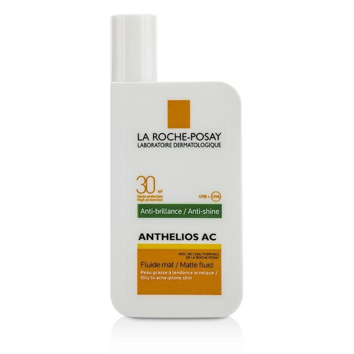 dobbeltlag Velkommen æstetisk La Roche-Posay Anthelios AC Anti-Shine Fluid Matte SPF 30 for Oily & Acne  Prone Skin 50 ml - Walmart.com