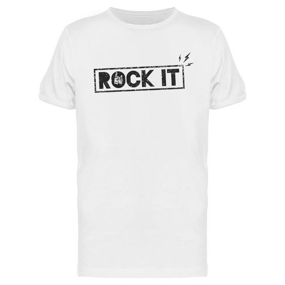 Rock It Design T-Shirt Men -Image by Shutterstock, Male Medium