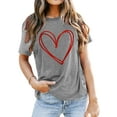 thumbnail image 3 of Valentines Day Shirts for Women Cute Love Heart Shirts Tee Tops Shirt Gift for Her, 3 of 6