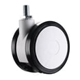 thumbnail image 4 of Yescom NexusX X-W 2 Pack Mute Wheel Replacement Swivel Casters for PC Mobile Cart Medical Trolley, 4 of 8