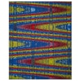 thumbnail image 2 of Safavieh Aztec Cuthbert Wavy Striped Area Rug, Blue/Multi, 8' x 10', 2 of 8
