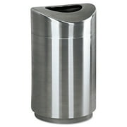 Rubbermaid Commercial Eclipse Open Top Trash Can, Round, Steel, 30gal, Stainless Steel by RUBBERMAID COMMERCIAL PROD.