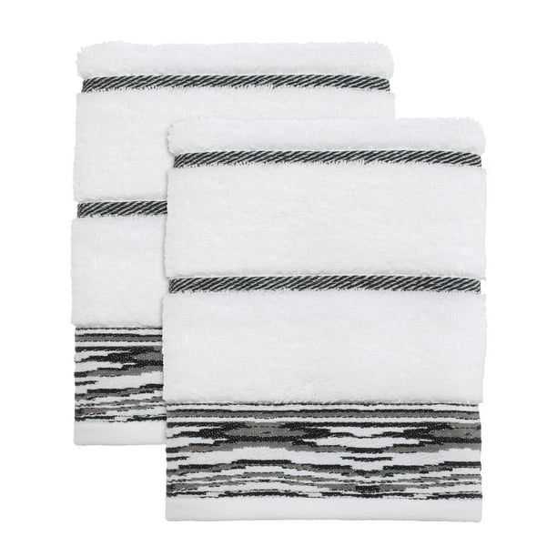 Juego de 2 toallas de mano Nicole Miller Sydney Collection