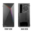 thumbnail image 3 of Antec NX300BLACK Nx Series Nx300 Black, Mid-tower Atx Gaming Case, Tempered Glass Side Panel, Led Strip Front Panel, 1 X 120 Mm Argb Fan Included, 3 of 9