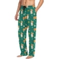 thumbnail image 5 of Dreamtimes Cute Cartoon Dog Mens Pajama Pants,Comfortable and Soft Men Pajama Bottoms with Pockets and Drawstring, Sleepwear, 5 of 7