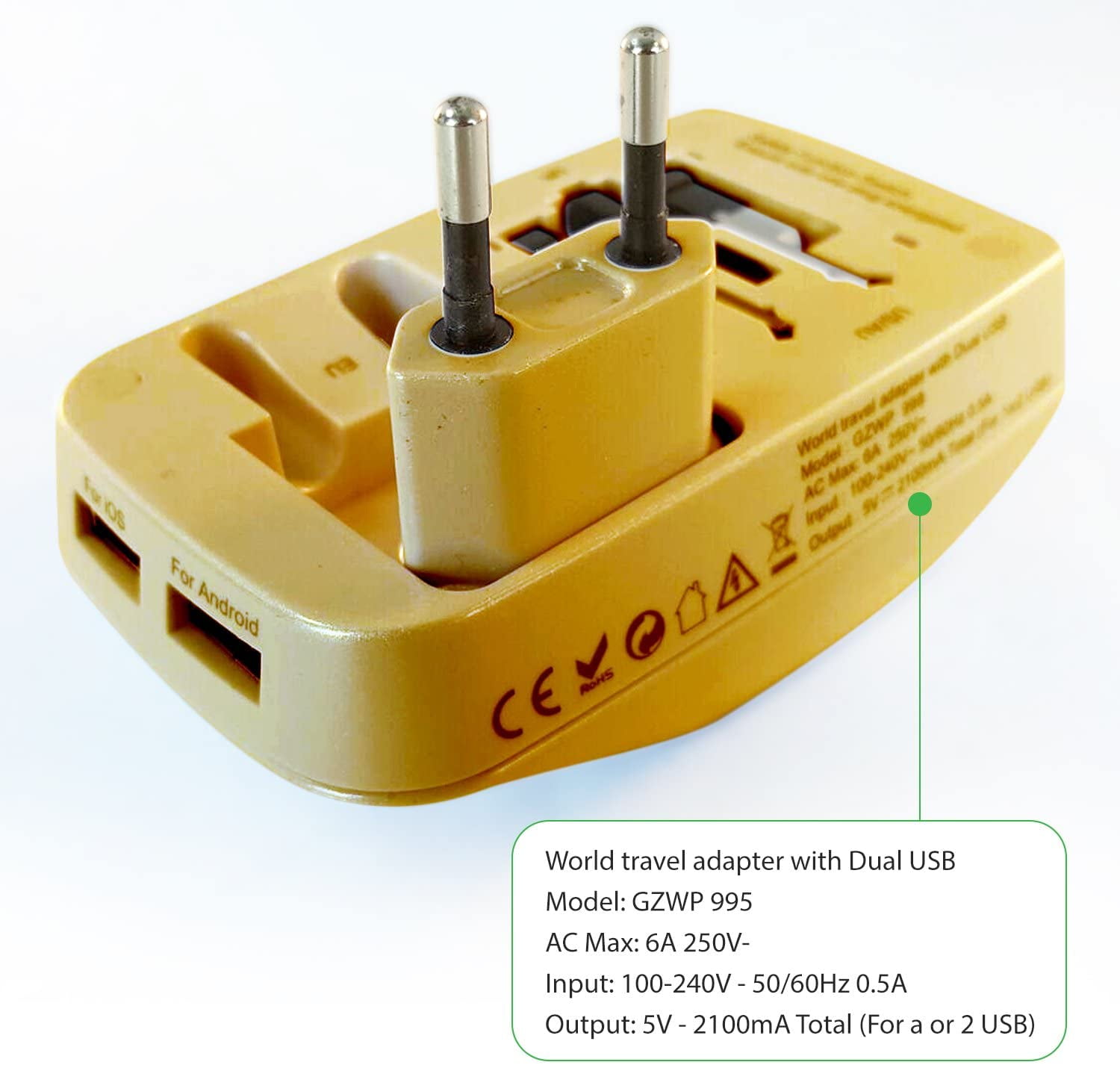 USB Charger AC USB Adapter Universal Travel Charger Power Adapter