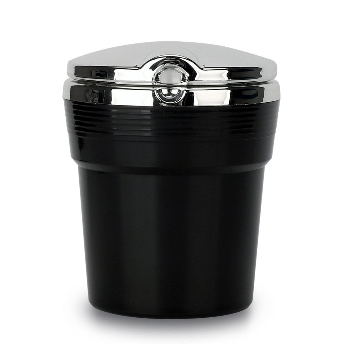 Auto Car Ashtray with Lid Self Extinguishing Ash Holder with Blue LED