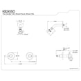 thumbnail image 2 of Kingston Brass KB245SO Shower Only for KB245, Oil Rubbed Bronze, 2 of 2