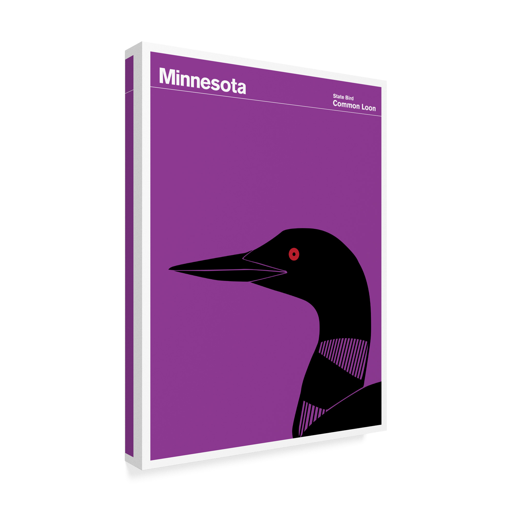 Trademark Fine Art 'Common Loon Bird Minnesota' Canvas Art by Print Collection - Artist