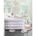 thumbnail image 2 of Cotton Velour Fingertip Towel - Set of 4 Towels - White, 2 of 7