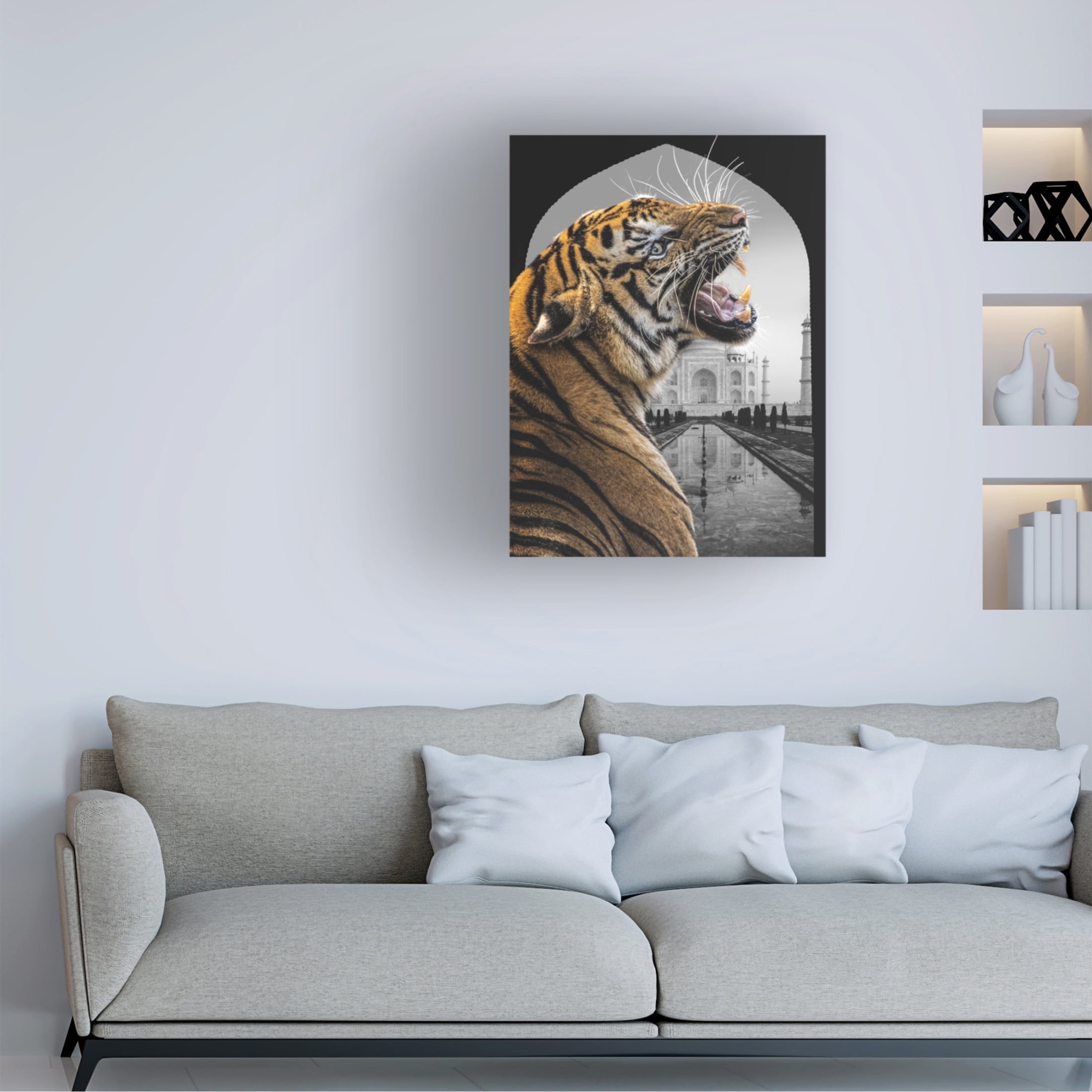 Trademark Fine Art Fadil Roze  Bengali Stare Canvas Wall Art
