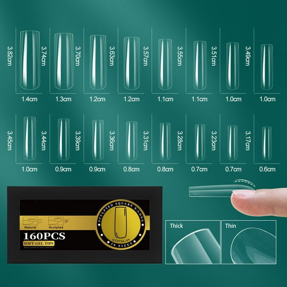 Short French Gel Nails Set Smooth Texture Multiple Sizes Manicure Nails Accessories For Natural Looking Manicure Art