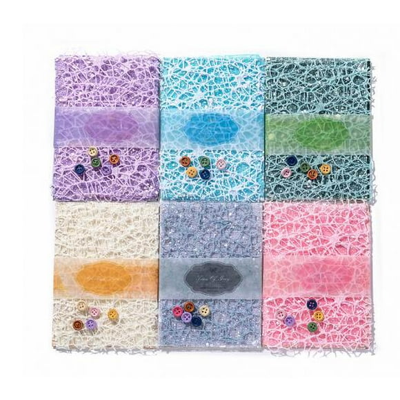 Shisuyan Textured Paper for School Projects Multi 6 Sets 5.5x3.9x0.4in