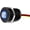Black, variant on 12 Volt Light Dimmer RV Boat High-Side PWM Dimming Switch, 7/8" Mounting Hole w/Blue Backlight for LED Strip Light 12V LED Halogen Incandescent, All-Aluminum Shell, Rated 6A (Black)