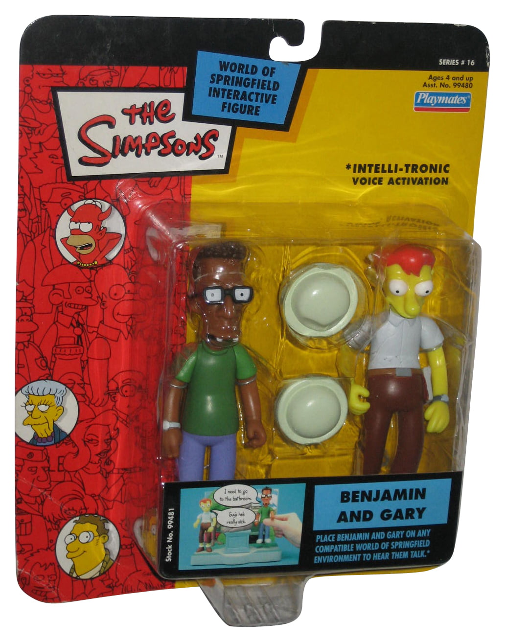 Playmates Toys The Simpsons Benjamin Gary Action Figure for sale online 