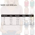 thumbnail image 3 of Garbnen Ribbed Tshirt Women Knitted V Neck Half Sleeve Shirts for Women Fitted Summer Stretch Basic Tunic Sweaters for Women L, 3 of 5
