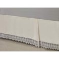 thumbnail image 1 of Falda De Cama/Falda De Cama Con Flecos De Encaje, Suave Y Sedoso, Elegante Y Cómoda, Resistente A Las Arrugas Y A La Decoloración, Con Caída De 15 Pulgadas, 1 of 1