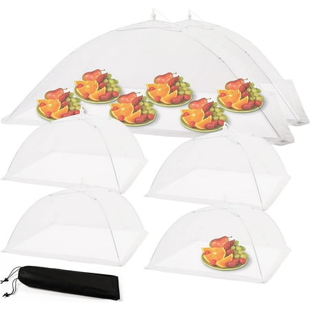 

Food Nets/Food Covers for Outside Pop-Up Food Tents Mesh Food Cover Set Reusable and Collapsible