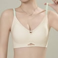 thumbnail image 4 of Lenpel Women's Seamless Wireless Bras Padded Comfort Soft Support Lift Full Coverage Bralettes Breathable Push up Bras, 4 of 5