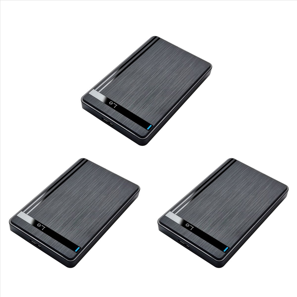 3pcs 2.5inch HDD SSD Enclosure USB 3.0 to External Hard Drive Case for Laptop Desktop PC High-Speed Data Transfer