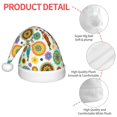 thumbnail image 6 of Cauagu Beautiful African Womens Pattern Christmas Hat for Kids,Xmas Holiday Hat Santa Hat for Boys & Girls Festive Headwear Accessories for Christmas/New Year/Holiday, 6 of 6