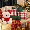 thumbnail image 6 of wsevypo Christmas Plush Bear Toy, Enchanting Cartoon Doll with Holiday Hat Presents, 6 of 6