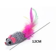 thumbnail image 4 of Mice Toy Creative Funny Faux Feather Pet Chase Toy Mouse Toy for Cats Kittens, 4 of 10