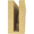 thumbnail image 4 of 3"W x 18"D x 6"H Thin New Brighton Rough Cedar Woodgrain TimberThane Corbel, Primed Tan, 4 of 6