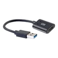 thumbnail image 1 of C2G Adaptateur USB-C vers USB - Adaptateur USB SuperSpeed - 5Gbps - F/M - Adaptateur USB - USB-C (F) à 24 Broches Réversible vers USB Type A (m) - USB 3.0 - 6 Po - Moulé - Noir, 1 of 2