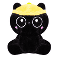 thumbnail image 1 of Gato Wiki de peluche PELUCHERIA 20cm Negro para Regalo o Decoracion Interior, 1 of 6