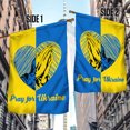 thumbnail image 3 of Flagwix Ukraine Flag Pray For Ukraine BNT583F Ukraine Flags, Indoor Outdoor Decoration - House Flag (29.5" x 39.5"), 3 of 6