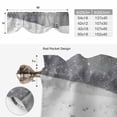 thumbnail image 6 of Winter Bike Snowfall Tie Up Valance Curtains for Windows, Kitchen Curtains Window Treatments, Christmas Nature Snowflakes Short Window Shades Valances for Bedroom Bathroom Cafe 42"x12", 6 of 8