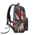 thumbnail image 3 of Gaeub Bald Eagle Pilot Ergonomic Lightweight Laptop Backpack - Multiple Pockets for School, Work, Travel, Outdoor Activities -One Size, 3 of 5