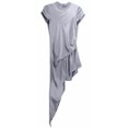 thumbnail image 1 of Alexander Wang Robe à Manches Courtes Asymétrique en Métal pour Femmes - 8, 1 of 2