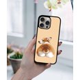 thumbnail image 5 of WIRESTER Shockproof Soft Rubber Cover Case for Apple iPhone 15 Pro 6.1" 2023, Pembroke Welsh Corgi Dog Butt Looking Back On Sunset Background, 5 of 5