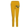 thumbnail image 3 of Baberdicy Women's Mardi Gras Leggings Stretchy Graphic Printed Fancy Sports Fitness Workout Yoga Stretchy Pants Yellow Polyester, Spandex, 3 of 5
