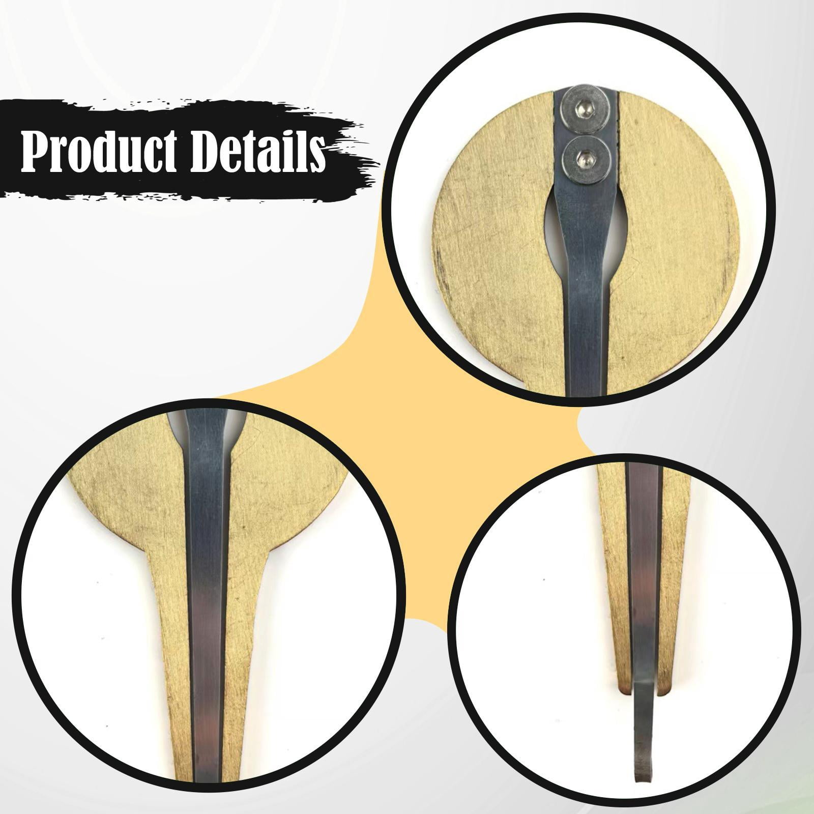MERIGLARE Jaw Harp Russian Mouth Musical Instrument Metal Ethnic Folk Instrument Beautiful Sound Creative Jews Harp Suitable for music lovers children adults personal enjoyment music Gold Circle