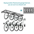 thumbnail image 5 of eShelf 2-Tier Heavy-Duty Steel Garage Wall Shelving Rack, 24" W x 48" D, 440lb Load Capacity, Sturdy Construction, Multiple Mounting Options – Black, 5 of 9