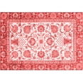 thumbnail image 1 of Ahgly Company Machine Washable Indoor Rectangle Abstract Red Modern Area Rugs, 2' x 3', 1 of 4