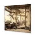 thumbnail image 2 of Designart "Japon Art Bathroom Ceremony III" Bath & Laundry Metal Wall Art Prints, 2 of 5