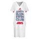 thumbnail image 3 of JAWS MOVIE - BEST FILM SHARKS - USA - AMITY ISLAND SWIM CLUB vestido holgado con bolsillo ropa de mujer 1975, 3 of 6