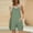 Green, variant on Hvot&aat Womens Summer Eyelets Shorts Rompers Loose Spaghetti Strap Sleeveless Casual Bib Shorts Jumpsuit Overalls with Pockets