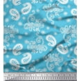 thumbnail image 1 of Soimoi Cotton Duck Fabric Floral & Paisley Print Fabric by the Yard 42 Inch Wide, 1 of 3