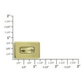 thumbnail image 5 of B8707 Brass Plate, Rectangle Magnetic Closure, Zinc, 5 of 7