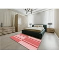 thumbnail image 4 of Ahgly Company Indoor Round Patterned Pastel Pink Area Rugs, 8' Round, 4 of 6