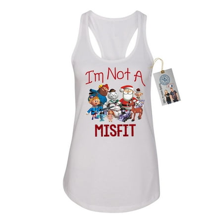 - I'm Not A Misfit Toys Christmas Womens Racerback Tank Top